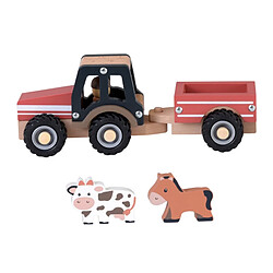 Egmont Toys Tracteur et remorque en bois