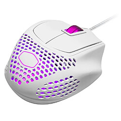 Cooler Master Ltd Cooler Master Souris Gamer Filaire MM730 16000DPI Design Nid d'Abeille avec Éclairage RVB Blanc