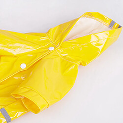 Acheter Imperméable Pour Chien Avec Capuche Veste Réfléchissante Pour Chien Imperméable S- XL Jaune XL