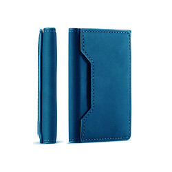 PHONECARE Carteira Magnetic Leather - Bleu