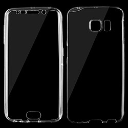 Wewoo Coque Transparent pour Samsung Galaxy S6 Edge / G925 0,75 mm double face ultra-mince TPU étui de protection