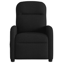 Acheter vidaXL Fauteuil de massage inclinable électrique Noir Tissu