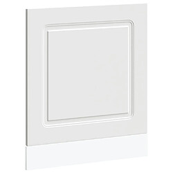 vidaXL Panneau de lave-vaisselle Kalmar blanc 60x1,5x67 cm