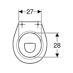 Avis Cuvette WC au sol pour enfants BAMBINI Geberit 500916001