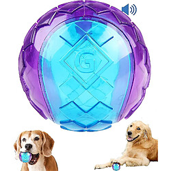 Jouet boule pour chien pour les chiens de petite taille et de taille moyenne. Balle d'entrainement en plastique pour chien avec rebond, sûre et facile à attraper.