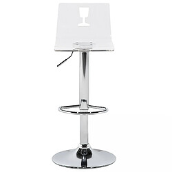 Acheter Beliani Tabouret de bar Set de 2 Blanc BUSAN