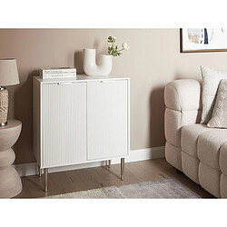 Beliani Commode 2 portes blanche SOHO