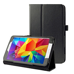 Wewoo Housse Étui noir pour Samsung Galaxy Tab 4 7.0 / T230 / T231 / T235 Litchi Texture Flip en cuir avec support