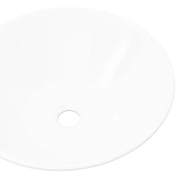 Avis vidaXL Lavabo de salle de bain en porcelaine Blanc