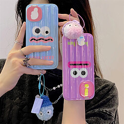 GUPBOO Étui pour iPhone11ProMax Coque de téléphone portable amusante avec des graffitis, grands et petits yeux