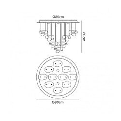 Luminaire Center Suspension Nido Chrome