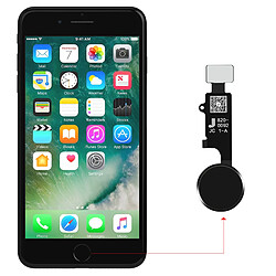 Acheter Avizar Clappio Bouton Home 3D pour iPhone SE 2020, 8 Plus, 8, 7 Plus et 7 Noir