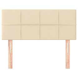 Avis Maison Chic Tête de lit moderne pour chambre - Décoration de lit Crème 90x5x78/88 cm Tissu -MN63800