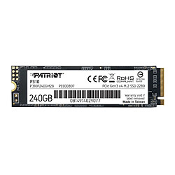 Disque dur Patriot Memory P310 240 GB SSD pas cher