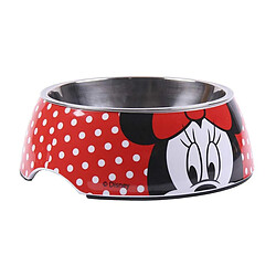 Mangeoire pour chiens Minnie Mouse Mélamine 410 ml Métal Multicouleur