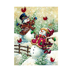 Avis Noël bonhomme de neige diy 5d diamant peinture broderie point de croix kit 3