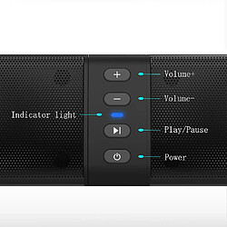 Acheter Universal Haut-parleur télévisé sans fil Bluetooth en haut-parleur séparée de la barre sonore Colonne Centre de musique pour un subwoofer informatique pour la télévision avec FM Radio TF Aux