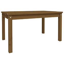 vidaXL Table de jardin marron miel 82,5x50,5x45 cm bois massif de pin