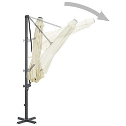 Acheter Maison Chic Parasol Jardin | Parasol avec base portable Sable - GKD25262