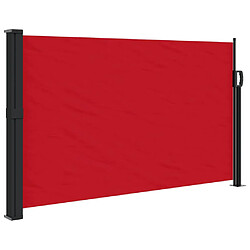 vidaXL Auvent latéral rétractable rouge 120x600 cm