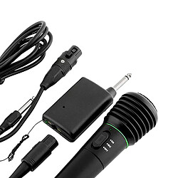 Acheter Filaire/Sans Fil Karaoké Micrphones, de Poche Dynamique Vocal Microphone, cardioïde Micro pour Chanter avec On/OFF et Amovible XLR Câble, Récepteur