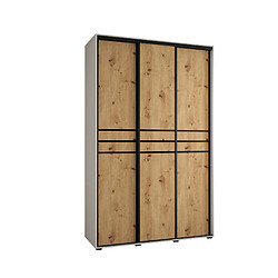 Abiks Meble Armoire Davos 10 À Portes Coulissantes 235,2/150/45 3 Portes