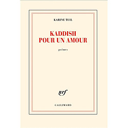 Kaddish pour un amour : poèmes - Occasion