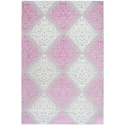 DolceMora Sehrazat 17088 Inka 1920 Tapis Synthétique Rose 150 x 80 x 15 cm