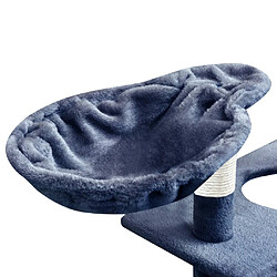 Acheter vidaXL Arbre à chat avec griffoirs en sisal 150 cm Bleu foncé