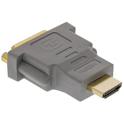 Acheter Alpexe Adaptateur HDMI High Speed Connecteur HDMI - DVI-D 24 + 1 broches Femelle Gris