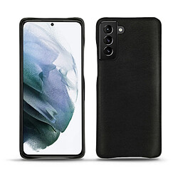 Coque cuir Samsung Galaxy S21+ - Coque arrière - Negre poudro ( Pantone #111212 ) - NOREVE