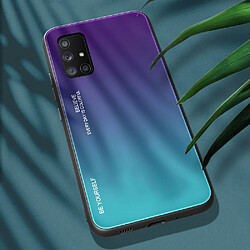 Coque en TPU dégradé de couleur violet/bleu pour votre Samsung Galaxy A71 5G SM-A716