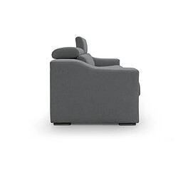 Alterego Canapé lit rapido Eloise canapé convertible 140 cm gris foncé