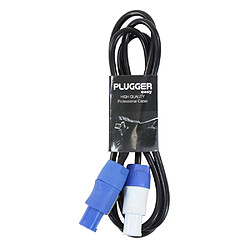 Câble d'alimentation Powercon Mâle - Mâle 1.8m Easy Plugger