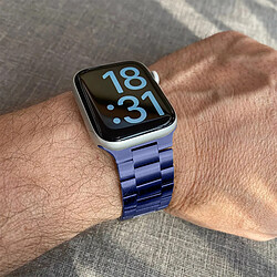 Avizar Bracelet Apple Watch 38 - 41mm Bleu Roi pas cher