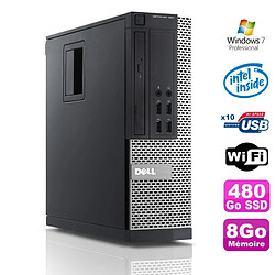 PC Dell Optiplex 990 SFF Intel G630 2.7GHz 8Go Disque 480Go SSD DVD Wifi W7 - Occasion