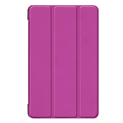 Wewoo Housse Coque Etui à rabat horizontal en cuir Custer Texture pour Galaxy Tab A 8.0 2019 P205 / P200avec support à trois rabattements Violet