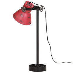 Acheter vidaXL Lampe de bureau 25 W rouge délavé 15x15x55 cm E27