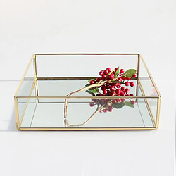 Acheter Plateau de Boîte à Bijoux de Terrarium Cuboïde En Verre élégant Pot de Fleur de Planteur Succulent