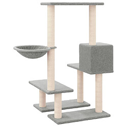 Acheter vidaXL Arbre à chat avec griffoirs en sisal Gris clair 94,5 cm