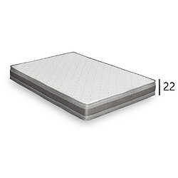 Acheter Inside 75 Canapé GRANDIOSE convertible CanapExpress matelas mémory 22 cm sommier lattes 140 cm tissu tweed twist bleu nuit