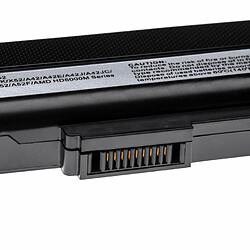 vhbw batterie compatible avec Asus X52JC, X52JE, X52JG, X52JK, X52JR, X52N, X5I, X67, X8C laptop (5200mAh, 10.8V, Li-Polymère, noir)