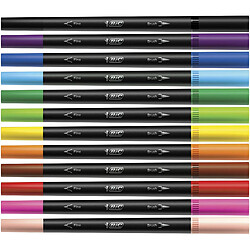 Ensemble de Marqueurs Bic Intensity 12 Pièces Multicouleur pas cher