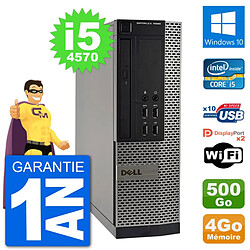 PC Dell OptiPlex 7020 SFF Intel i5-4570 RAM 4Go Disque Dur 500Go Windows 10 Wifi - Occasion