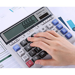 Calculateur d'ordinateur Calculateur arithmétique financier Calculatrice de bureau Calculateur de bureau électronique avec un grand écran à 12 chiffres