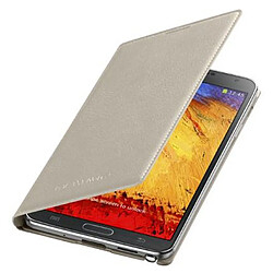 Avis BIGBEN Etui à rabat Samsung EF-WN900BU beige pour Galaxy Note 3 N9000