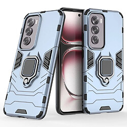 Htdmobiles Coque pour Oppo Reno 12 Pro 5G - housse etui rigide anti choc + film ecran - BLEU FONCE