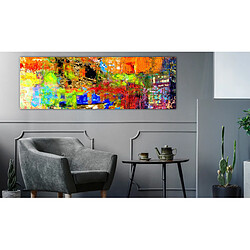 Artgeist Tableau - Colourful Abstraction (1 Part) Narrow [120x40]