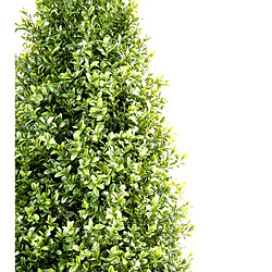 Pegane Plante artificielle haute gamme Spécial extérieur / Buis Topiaire coloris vert - Dim : 210 x 70 cm