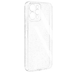 Avizar Coque pour Xiaomi Redmi 12 Silicone Pailleté Caméra Protégée Transparent